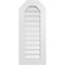 Ekena Millwork Octagonal Top Surface Mount PVC Gable Vent: Functional, w/ 3-1/2"W x 1"P Standard Frame, 16"W x 38"H GVPOT16X3801SF - alternate 1